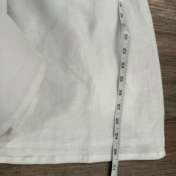 NWT Peppermayo Milkmaid Mini Dress Women’s Sz 8 White Organic Cotton Feminine - Picture 8 of 9